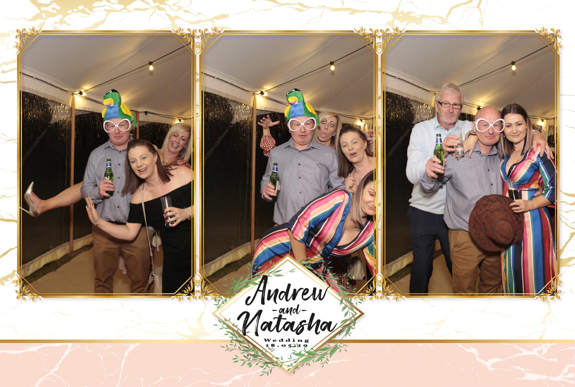 Andrew & Natasha's Wedding  | View more photos from the event at gallery.myphotoboothexperience.co.uk/u/MyPhotoBoothExperienceLtd/Andrew-Natashas-Wedding